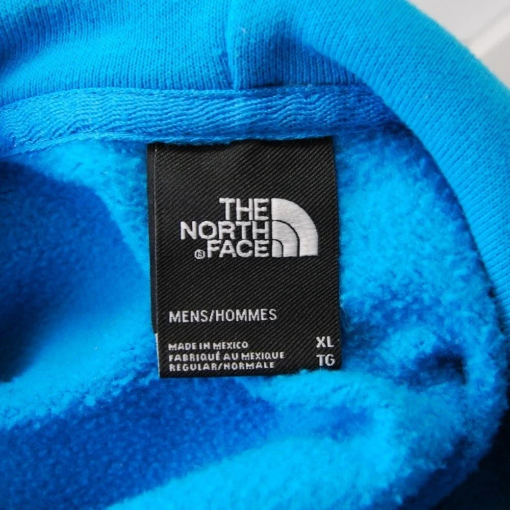 Men's XL The North Face Distorted‎ Half Dome LX Hoodie Blue Sleeve Coordinates